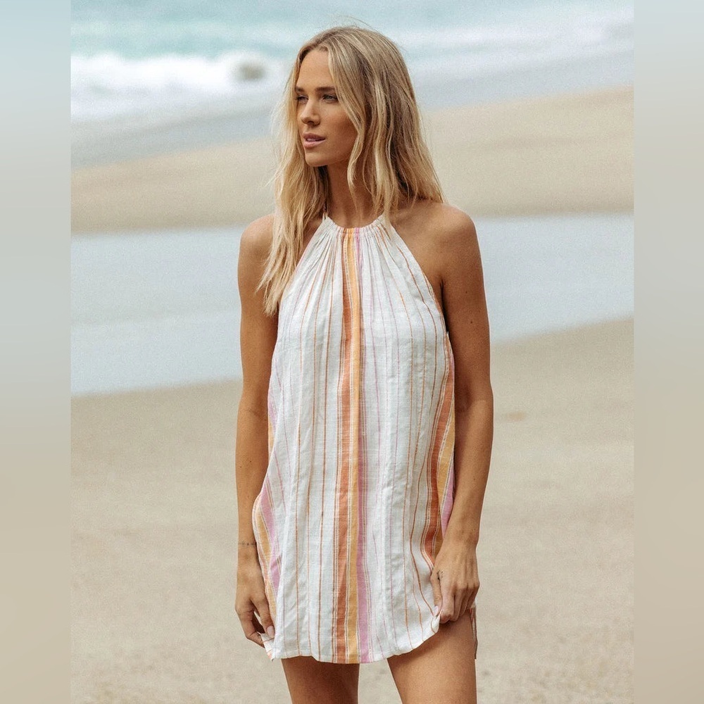 L*SPACE | Lydia Cover-up Dress Vaca Stripe Boho Beach